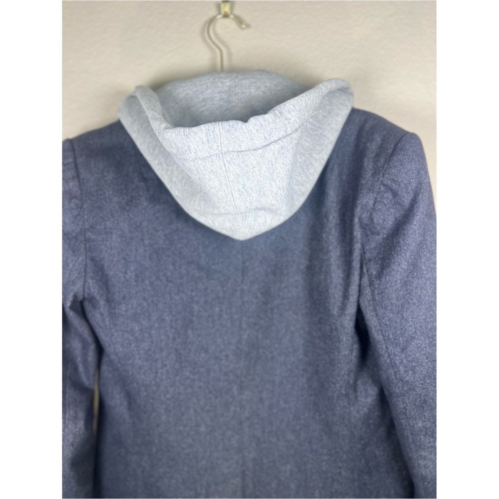Veronica Beard Dickey Blazer Navy Jacket Gray Hoodie Insert Combo Size 3 Large - Picture 10 of 16